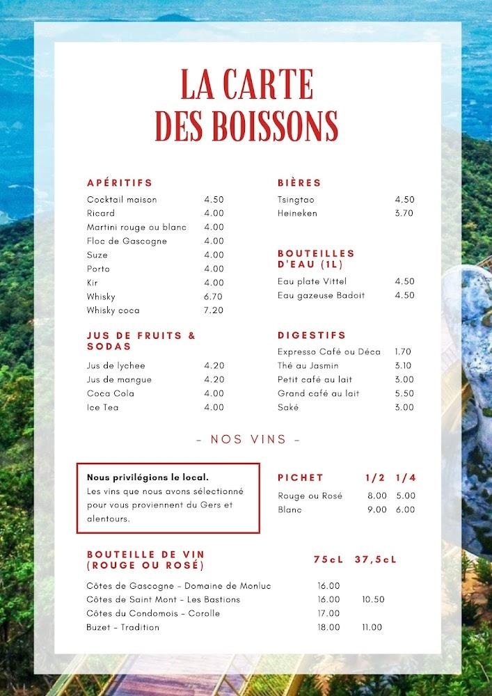 Perle d'Asie Fleurance - Menu Image 3